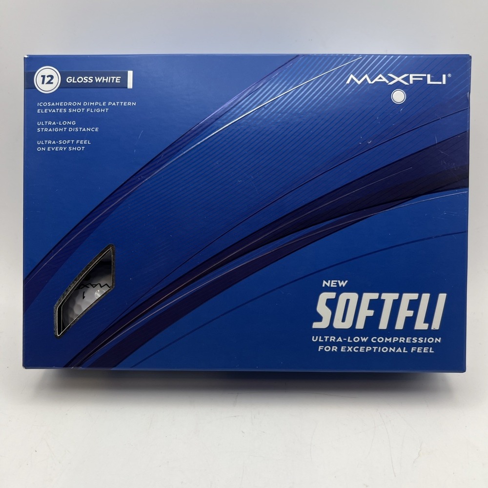Maxfli Softfli Ulra-Low Compression For Exceptional Feel Gloss White 11 Balls!!